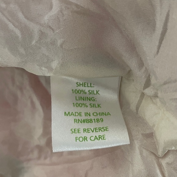 Lilly Pulitzer shift dress floral size 8 all silk wedding party evening - Picture 8 of 8